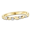 Thumbnail Image 1 of Kirk Kara Diamond Four-Stone Leaf Wedding Band 1/15 ct tw 14K Yellow Gold