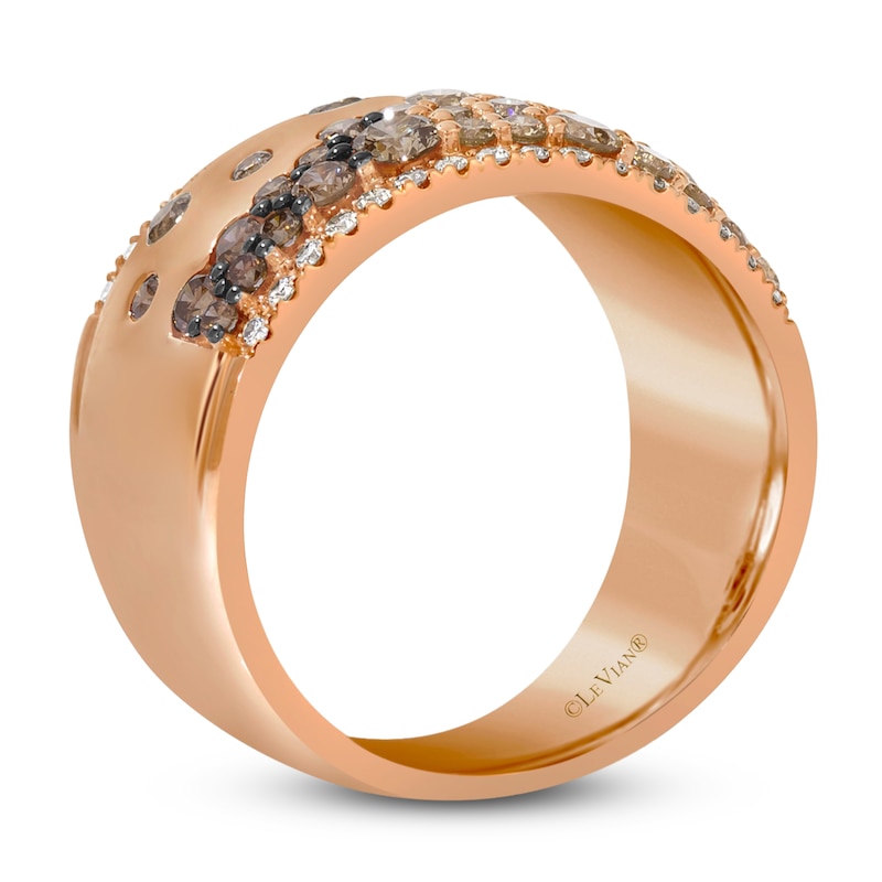 Main Image 2 of Le Vian Tramonto D'Oro Diamond Ring 1-1/6 ct tw 14K Strawberry Gold