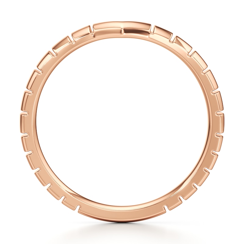 Main Image 2 of J'Lure Contour Wedding Band 18K Rose Gold