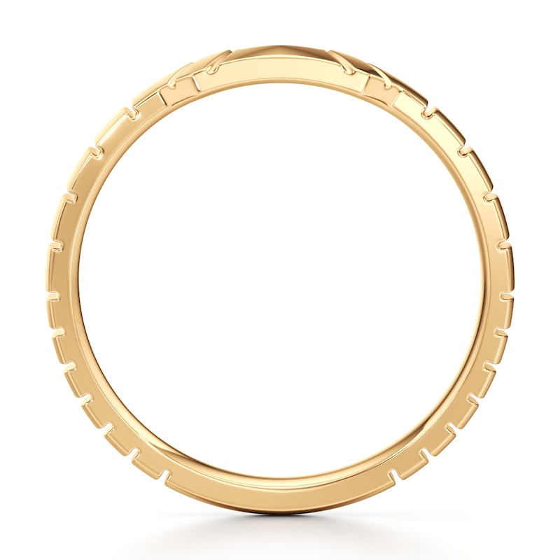 Main Image 2 of J'Lure Contour Wedding Band 18K Yellow Gold