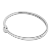 Thumbnail Image 2 of Unspoken Diamond Solitaire Bangle Bracelet 1/2 ct tw 14K White Gold 7.25&quot; (I1/I)