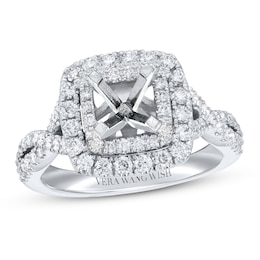 Vera Wang WISH Ring Setting 3/4 ct tw Diamonds 14K White Gold