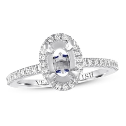 Vera Wang WISH Ring Setting 1/4 ct tw Diamonds 14K White Gold