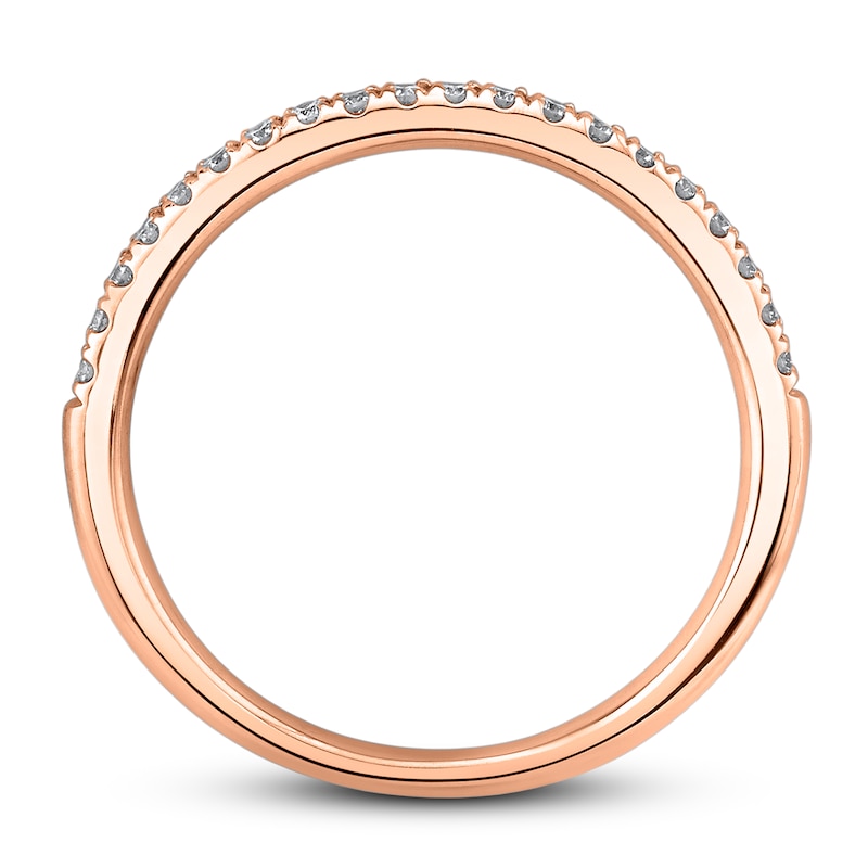 Shy Creation Diamond Ring 1/6 ct tw Round 14K Rose Gold SC22005280