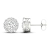 Thumbnail Image 2 of Lab-Created Diamond Stud Earrings 1-1/2 ct tw Round 14K White Gold