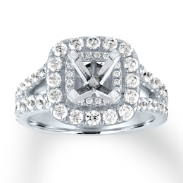 Vera Wang WISH Ring Setting 1-1/3 ct tw Diamonds 14K White Gold