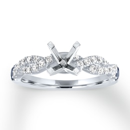 Vera Wang WISH Ring Setting 1/4 ct tw Diamonds 14K White Gold