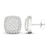 Thumbnail Image 2 of Lab-Created Diamond Stud Earrings 2 ct tw Round 14K White Gold