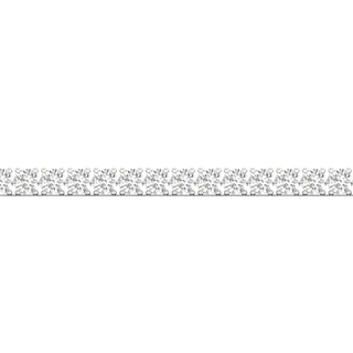 Lab-Created Diamond Tennis Bracelet 12 ct tw Round 14K White Gold 7.25 ...