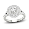 Thumbnail Image 0 of Lab-Created Diamond Fashion Ring 1 ct tw Round 14K White Gold