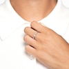 Thumbnail Image 2 of Juliette Maison Natural Amethyst & Natural White Sapphire Ring 10K White Gold