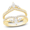 Thumbnail Image 1 of Diamond Enhancer Band 3/4 ct tw Round/Pear 14K Yellow Gold