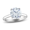 Thumbnail Image 1 of Lab-Created Diamond Solitaire Engagement Ring 3 ct tw Round Platinum (F/SI2)