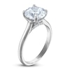 Thumbnail Image 2 of Lab-Created Diamond Solitaire Engagement Ring 3 ct tw Round Platinum (F/SI2)