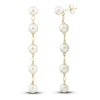 Thumbnail Image 1 of Freshwater Cultured Pearl Drop Earrings 14K Yellow Gold 5.5mm