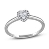 Thumbnail Image 1 of Diamond Promise Ring 1/8 ct tw Round 14K White Gold