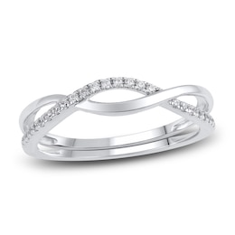 Diamond Ring 1/10 ct tw Round 14K White Gold