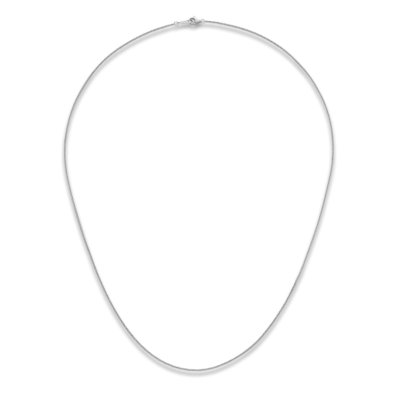 Main Image 2 of High-Polish Wheat Chain Necklace Platinum 18&quot; 1.0mm