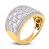 Thumbnail Image 1 of Diamond Ring 1-1/2 ct tw Round/Baguette 14K Yellow Gold