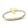 Thumbnail Image 1 of Shy Creation Diamond Heart Ring 1/20 ct tw 14K Yellow Gold SC55020729