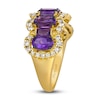 Thumbnail Image 2 of Le Vian Natural Amethyst & Diamond Ring 5/8 ct tw 14K Honey Gold