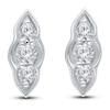 Thumbnail Image 2 of Kallati Round-Cut Diamond Stud Earrings 1/6 ct tw 14K White Gold