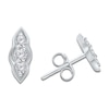 Thumbnail Image 3 of Kallati Round-Cut Diamond Stud Earrings 1/6 ct tw 14K White Gold