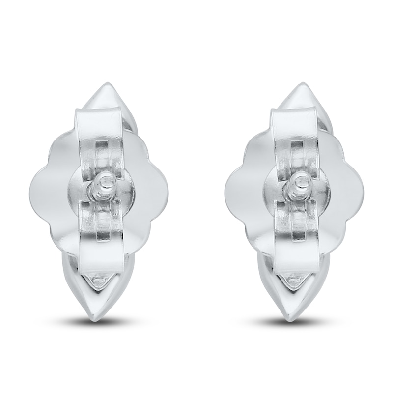 Main Image 4 of Kallati Round-Cut Diamond Stud Earrings 1/6 ct tw 14K White Gold