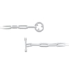 Thumbnail Image 2 of Kallati Diamond Toggle Bracelet 1/3 ct tw 14K White Gold 7&quot;