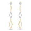 Thumbnail Image 1 of Kallati Diamond Drop Earrings 3/8 ct tw Round 14K Yellow Gold