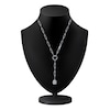 Thumbnail Image 5 of Kallati Baguette & Round-Cut Diamond Paperclip Necklace 3/4 ct tw 14K White Gold 16&quot;