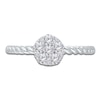 Thumbnail Image 2 of Kallati Multi-Diamond Circle Ring 3/8 ct tw Round 14K White Gold