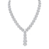 Thumbnail Image 1 of Jared Atelier X Shy Diamond Flower Necklace 60-7/8 ct tw Pear/Round 18K White Gold 18&quot;