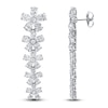 Thumbnail Image 1 of Jared Atelier X Shy Diamond Flower Earrings 14-3/4 ct tw Pear/Round 18K White Gold