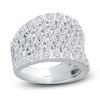 Thumbnail Image 1 of Kallati Diamond Multi-Row Concave Ring 3 ct tw 14K White Gold