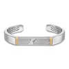 Thumbnail Image 0 of Forged by Jared Men's Cuff Bangle 18K Yellow Gold, Damascus Steel & Sterling Silver