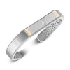 Thumbnail Image 1 of Forged by Jared Men's Cuff Bangle 18K Yellow Gold, Damascus Steel & Sterling Silver