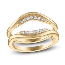 Certified Diamond Enhancer Ring 1/8 ct tw 14K Yellow Gold