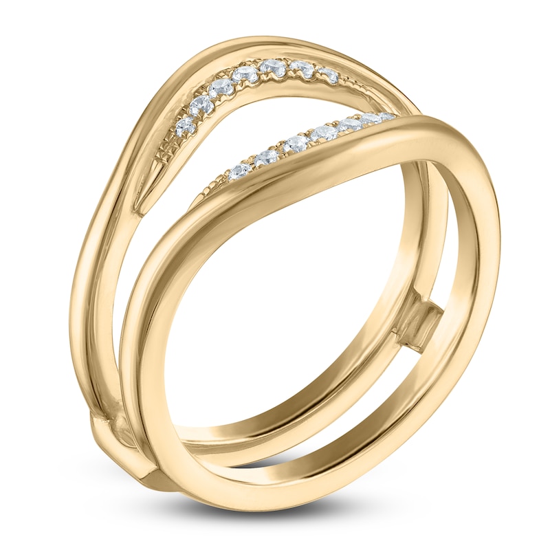 Certified Diamond Enhancer Ring 1/8 ct tw 14K Yellow Gold