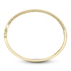 Thumbnail Image 2 of Shy Creation Diamond Ribbed Bangle Bracelet 1 ct tw 14K Yellow Gold J-SC22009145ZS