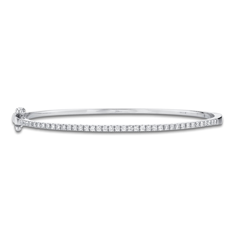 Main Image 1 of Shy Creation Diamond Bangle Bracelet 1/2 ct tw 14K White Gold J-SC55004036ZS