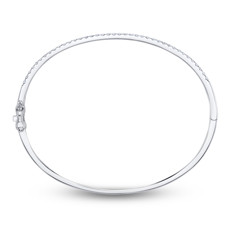 Main Image 3 of Shy Creation Diamond Bangle Bracelet 1/2 ct tw 14K White Gold J-SC55004036ZS