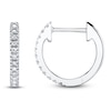 Thumbnail Image 1 of Shy Creation Diamond Hoop Earrings 1/20 ct tw 14K White Gold J-SC22003982