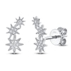 Thumbnail Image 1 of Shy Creation Diamond Graduated Star Trio Earrings 1/20 ct tw 14K White Gold J-SC55006157