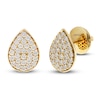 Thumbnail Image 1 of Crivelli Multi-Diamond Pear-Shaped Earrings 5/8 ct tw 18K Yellow Gold