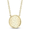 Thumbnail Image 3 of Shy Creation Diamond Circle Necklace 1/10 ct tw 14K Yellow Gold 18" J-SC55002399