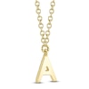 Thumbnail Image 3 of Shy Creation Diamond Accent Initial A Necklace 14K Yellow Gold 18&quot; J-SC55007904-A