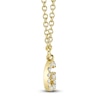 Thumbnail Image 2 of Shy Creation Diamond Initial G Necklace 1/20 ct tw 14K Yellow Gold 18&quot; J-SC55007904-G