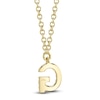 Thumbnail Image 3 of Shy Creation Diamond Initial G Necklace 1/20 ct tw 14K Yellow Gold 18&quot; J-SC55007904-G