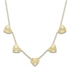 Thumbnail Image 1 of Shy Creation Diamond Beaded Heart Necklace 1/15 ct tw 14K Yellow Gold 18&quot; J-SC55026090